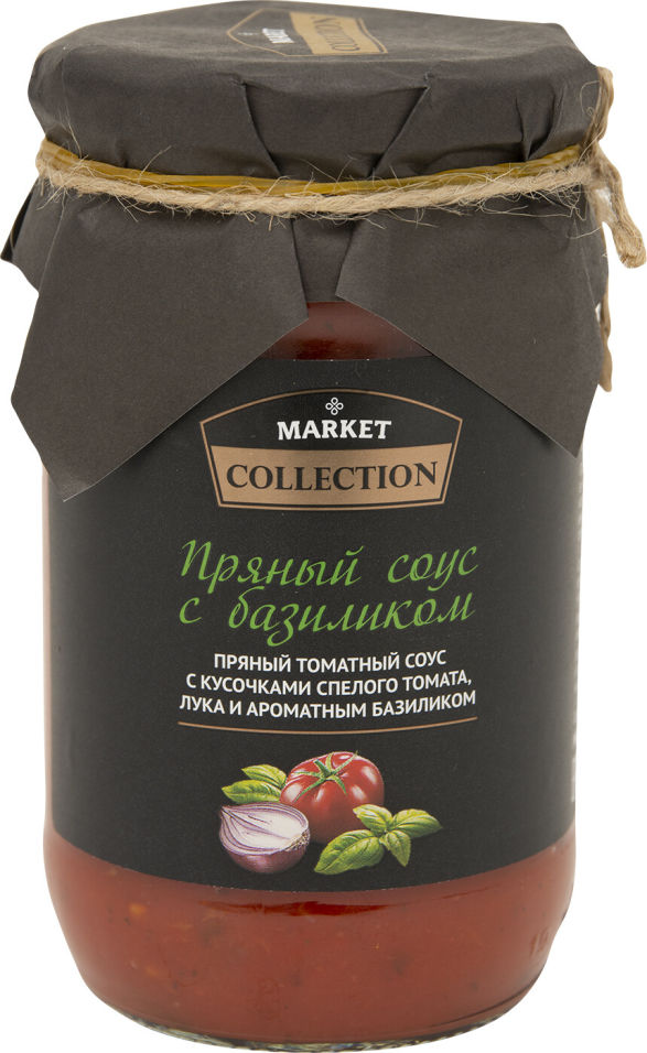 Соус Market Collection Пряный с базиликом 370г