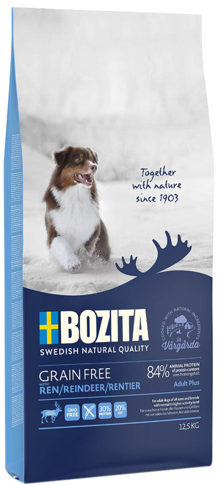 Сухой корм для собак Bozita Grain Free Reindeer с мясом оленя 12.5кг Сухой корм для собак Bozita Grain Free Reindeer с мясом оленя 12.5кг