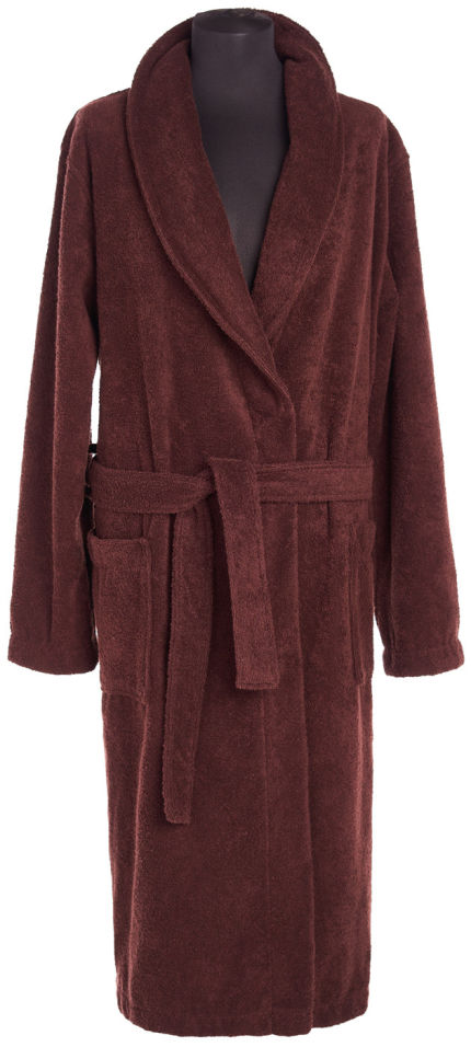Халат Wellness SPA махровый размер M коричневый