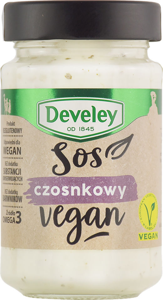 Майонез Develey Vegan чесночный 210мл