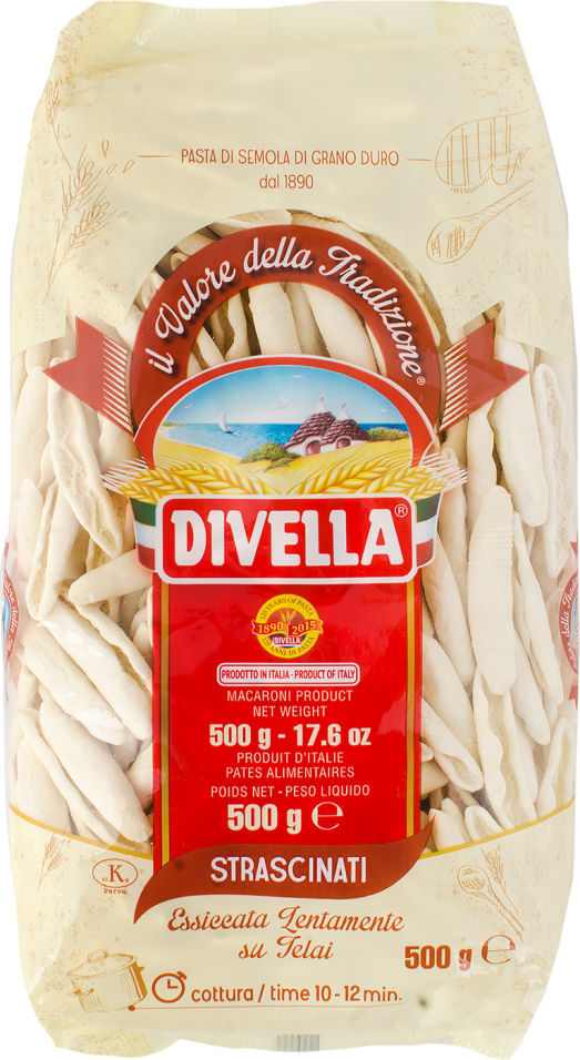 Макароны Divella Strascinati ручной работы 500г