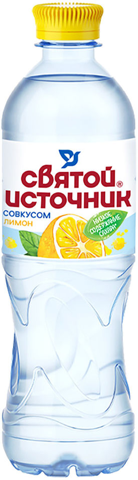 Напиток Святой Источник Природная вода+Лимон негазированный 500мл