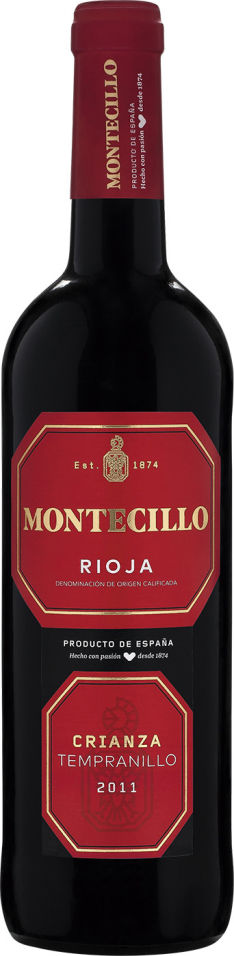 Отзывы о Вине Montecillo Crianza Tempranillo красном сухом 13.5% 0.75л Отзывы о Вине Montecillo Crianza Tempranillo красном сухом 13.5% 0.75л