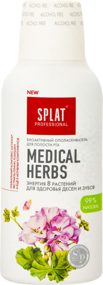 Ополаскиватель для рта Splat Лечебные Травы 275мл 135₽