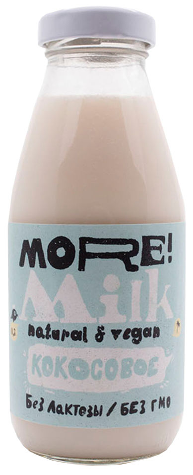 Напиток растительный More!Milk Кокосовый 1.4% 300мл Напиток растительный More!Milk Кокосовый 1.4% 300мл