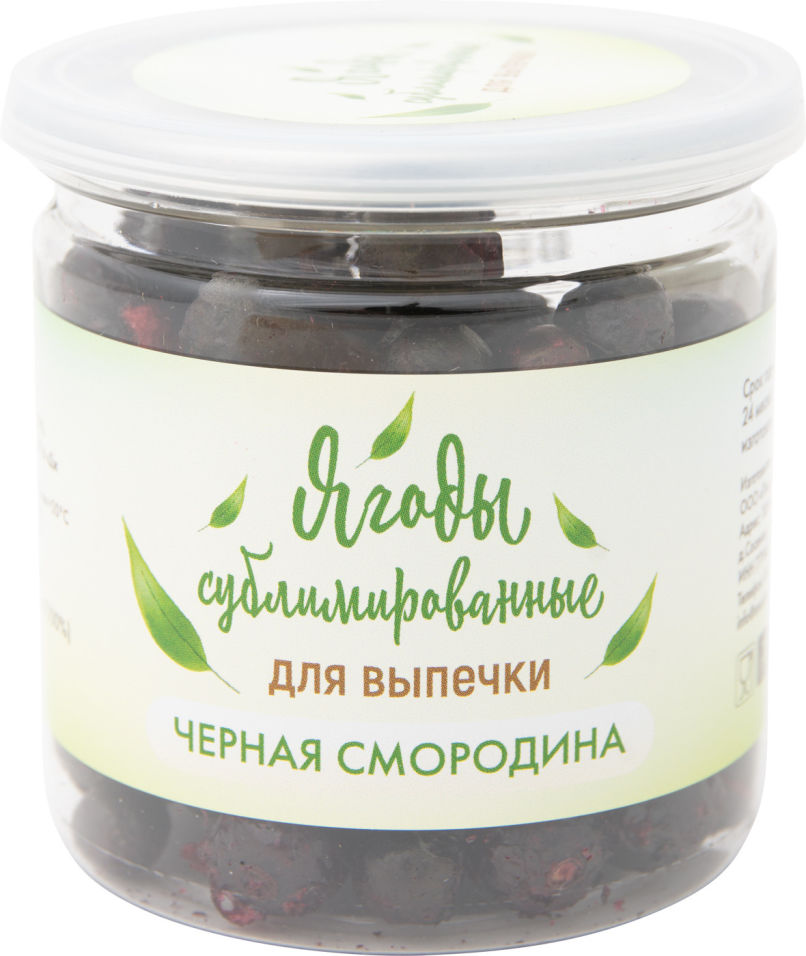Черная смородина Snack Snack сублимированная для выпечки 24г