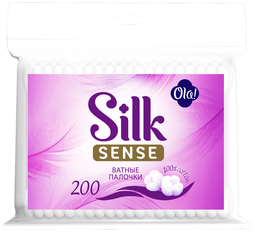 Ватные палочки Ola! Silk Sense 200шт
