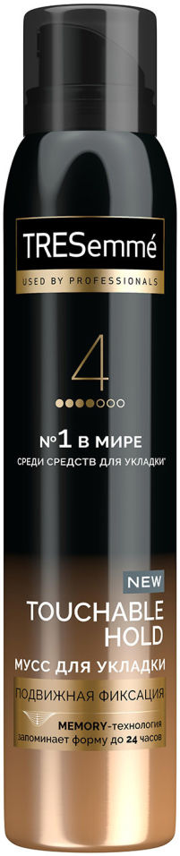 Мусс для укладки волос TRESemme Touchable Hold Подвижная фиксация 200мл