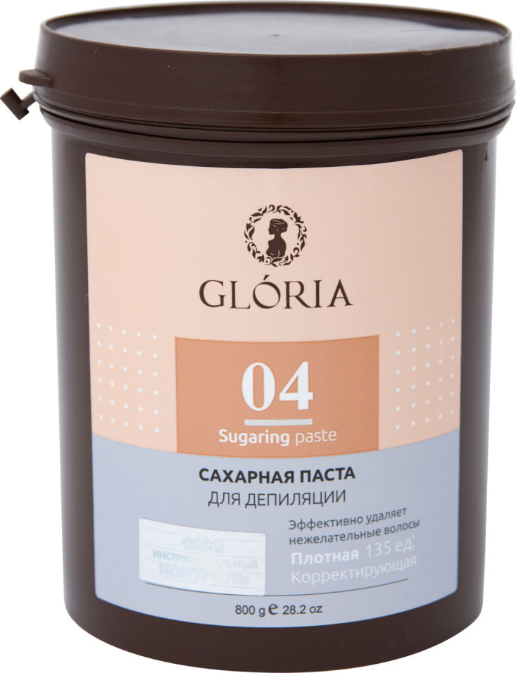 Сахарная паста Gloria для депиляции плотная 800г