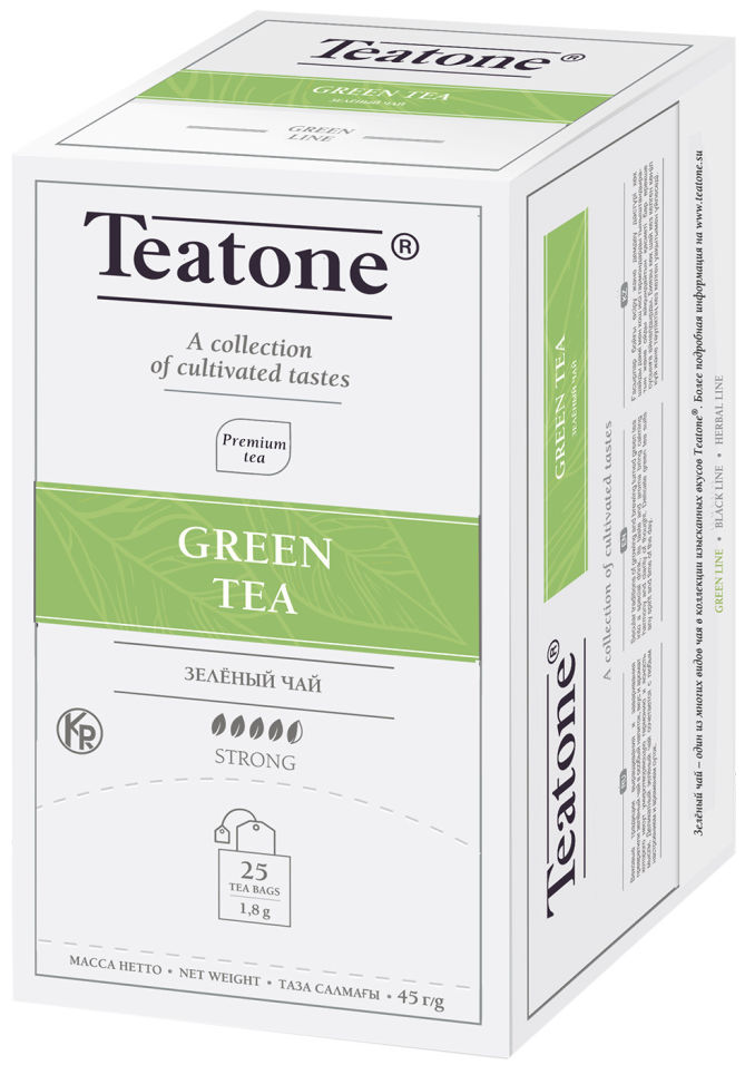 Чай зеленый Teatone 25 пак