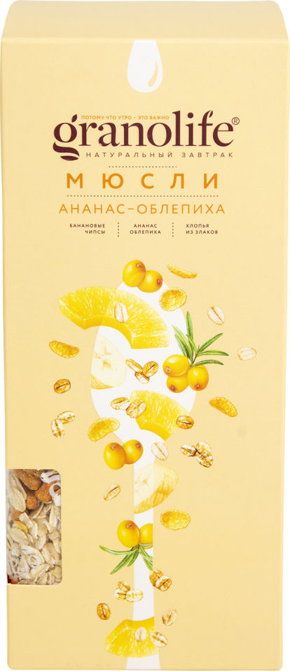 Мюсли Granolife Ананас-облепиха 400г