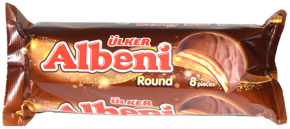 Печенье Ulker Albeni Round с молочным шоколадом и карамелью 320г