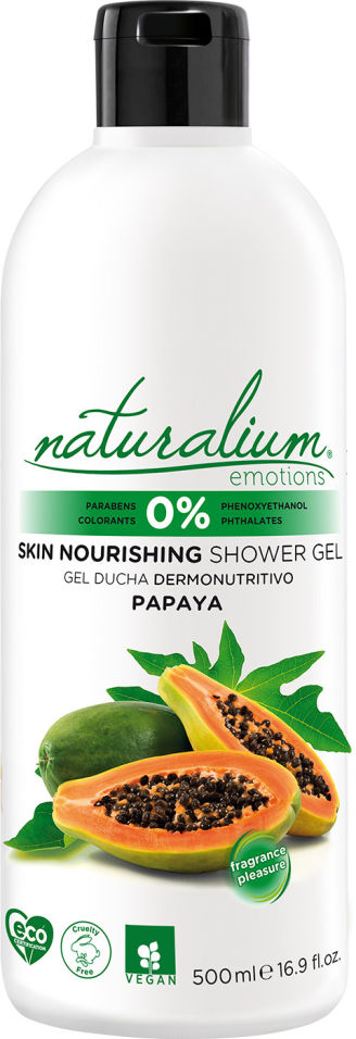 Гель для душа Naturalium Питательный Папайя 500мл 337₽