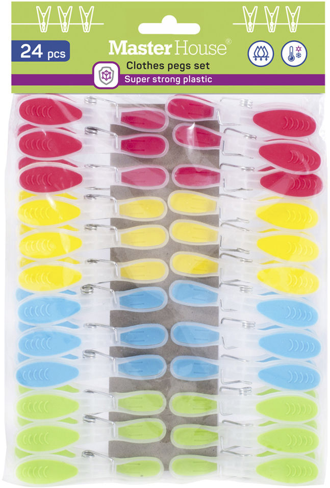 Набор прищепок MasterHouse Колибри 24шт