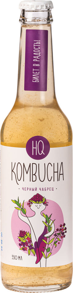 Чай черный HQ Kombucha Чабрец 330мл