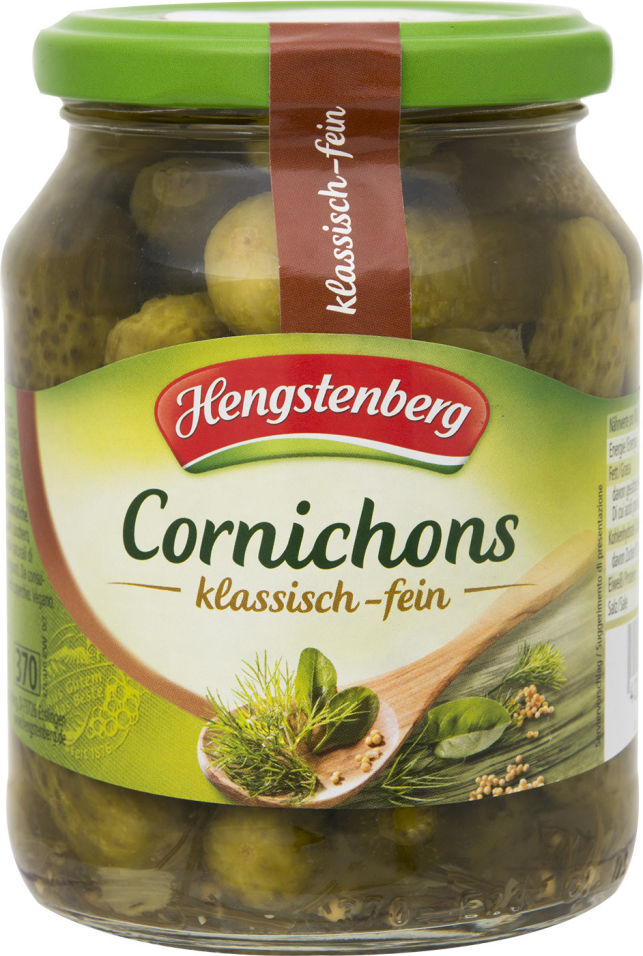 Корнишоны Hengstenberg Пикантные 370мл