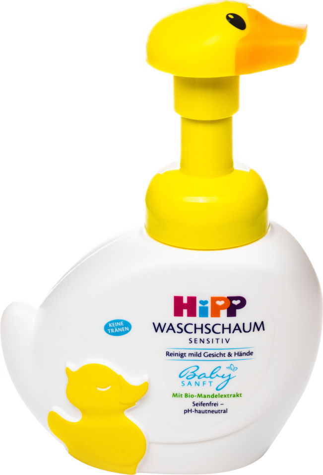 Пенка детская HiPP Babysanft Уточка для лица и рук для чувствительной кожи 250мл