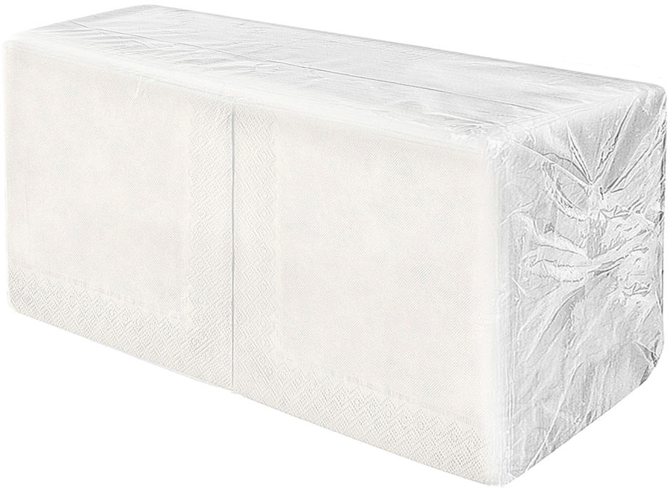 Салфетки бумажные Gratias Professional Белые 24*24см 1 слой 400шт