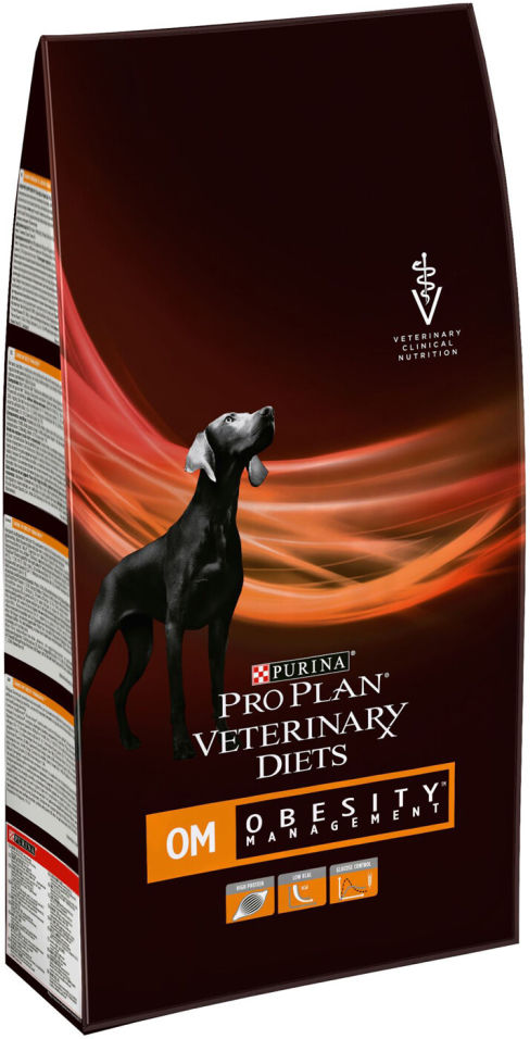Сухой корм для собак Pro Plan Veterinary Diets OM при ожирении 3кг Сухой корм для собак Pro Plan Veterinary Diets OM при ожирении 3кг
