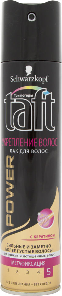 Лак для волос Taft Power Укрепление волос Мегафиксация 225мл 274₽