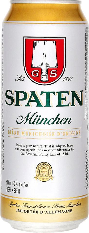 Отзывы о Пиве Spaten Munchen Hell 5.2% 0.5л Отзывы о Пиве Spaten Munchen Hell 5.2% 0.5л
