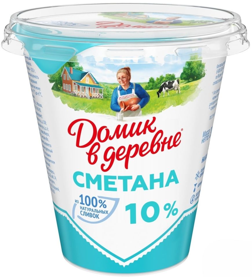 Сметана Домик в деревне 10% 300г