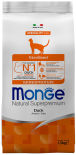 Сухой корм для стерилизованных кошек Monge SL Sterilised Monoprotein с уткой 1.5кг