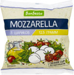 Сыр Bonfesto Mozzarella 45% 125г Сыр Bonfesto Mozzarella 45% 125г