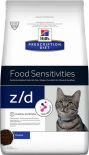Сухой корм для кошек Hill's Prescription Diet z/d при пищевой аллергии 2кг