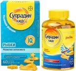 Витамины Супрадин Кидс Рыбки с 3 лет 60 пастилок Витамины Супрадин Кидс Рыбки с 3 лет 60 пастилок