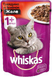 Корм для кошек Whiskas Желе с говядиной и ягненком 85г Корм для кошек Whiskas Желе с говядиной и ягненком 85г