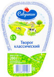 Творог Савушкин Классический 5% 200г Творог Савушкин Классический 5% 200г