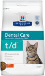 Сухой корм для кошек Hills Prescription Diet t/d Dental Care при заболеваниях полости рта с курицей 1.5кг