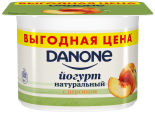 Йогурт Danone Персик 2.9% 110г Йогурт Danone Персик 2.9% 110г