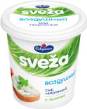 Сыр творожный Sveza Воздушный с зеленью 60% 150г Сыр творожный Sveza Воздушный с зеленью 60% 150г