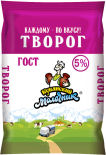 Творог Кубанский молочник 5% 180г Творог Кубанский молочник 5% 180г
