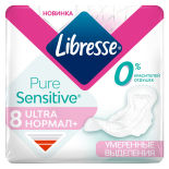 Прокладки Libresse Pure Sensitive Ultra Нормал+ 8шт
