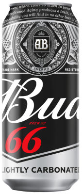 Пиво Bud 66 светлое 4,3% 0.45л