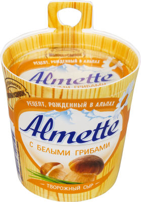 Сыр творожный Almette с белыми грибами 60% 150г