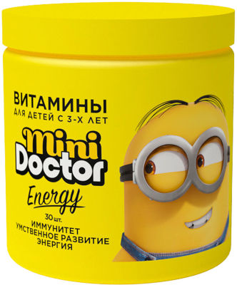БАД Mini Doctor Energy Витаминиы для детей 3+ 30шт