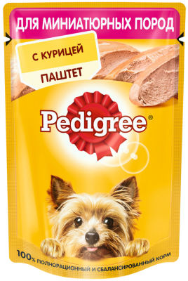 Паштет для собак Pedigree с курицей 80г