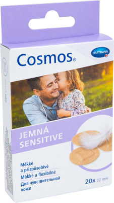 Пластырь Cosmos для чувствительной кожи 20шт