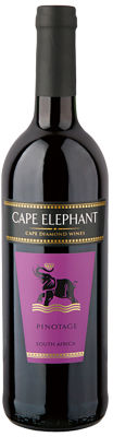Вино Cape Elephant Pinotage красное сухое 14.5% 0.75л