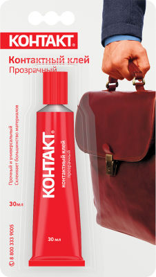 Клей Контакт прозрачный 30мл