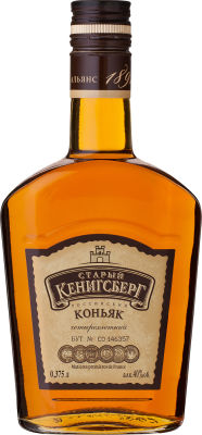 Коньяк Старый Кенигсберг 4 года 40% 0.375л