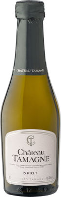 Вино Chateau Tamagne белое игристое брют 10.5-12.5% 0.2л