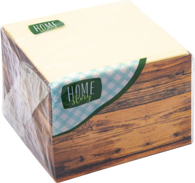 Салфетки бумажные Home Story 24*24см 85шт