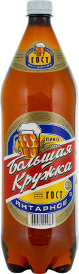 Пиво Большая Кружка Янтарное 4% 1.35л
