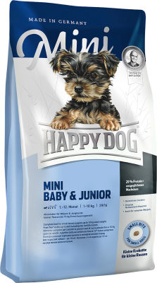 Сухой корм для щенков Happy Dog Baby&Junior 1кг