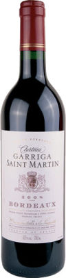 Вино Chateau Garriga Saint Martin Bordeaux красное сухое 12.5% 0.75л